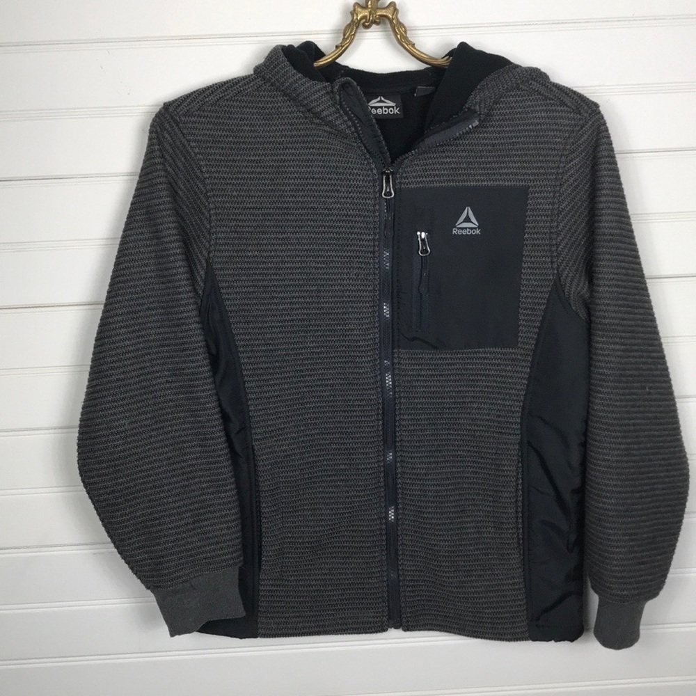 Reebok Bonded Fleece Jacket Size Medium